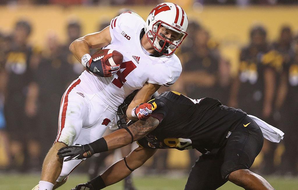 Wisconsin's Jared Abbrederis vs. Arizona State.