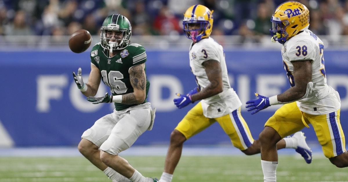 Hassan Beydoun set a program record with eight catches per game last season.