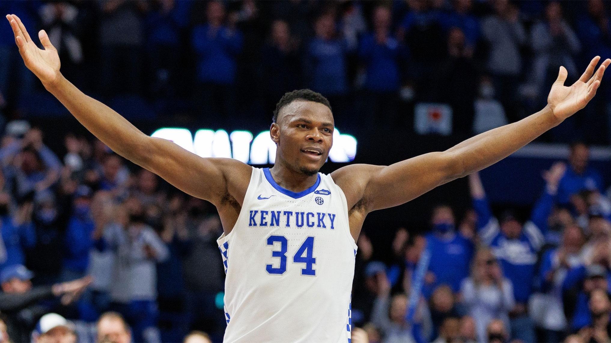 Kentucky's Oscar Tshiebwe is a national player of the year candidate 