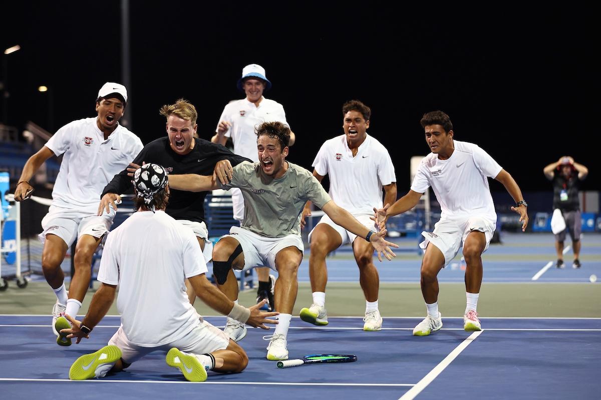 Barry men's tennis wins the 2023 DII national title 
