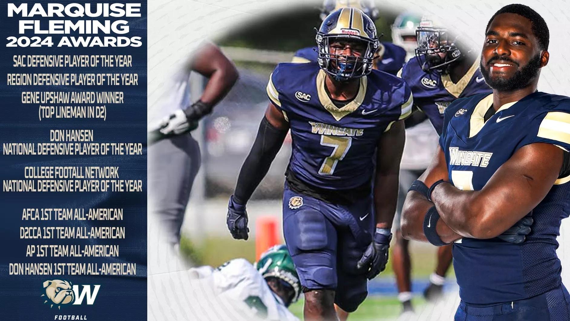 Wingate's Marquise Fleming's 2024 award-winning resume. 