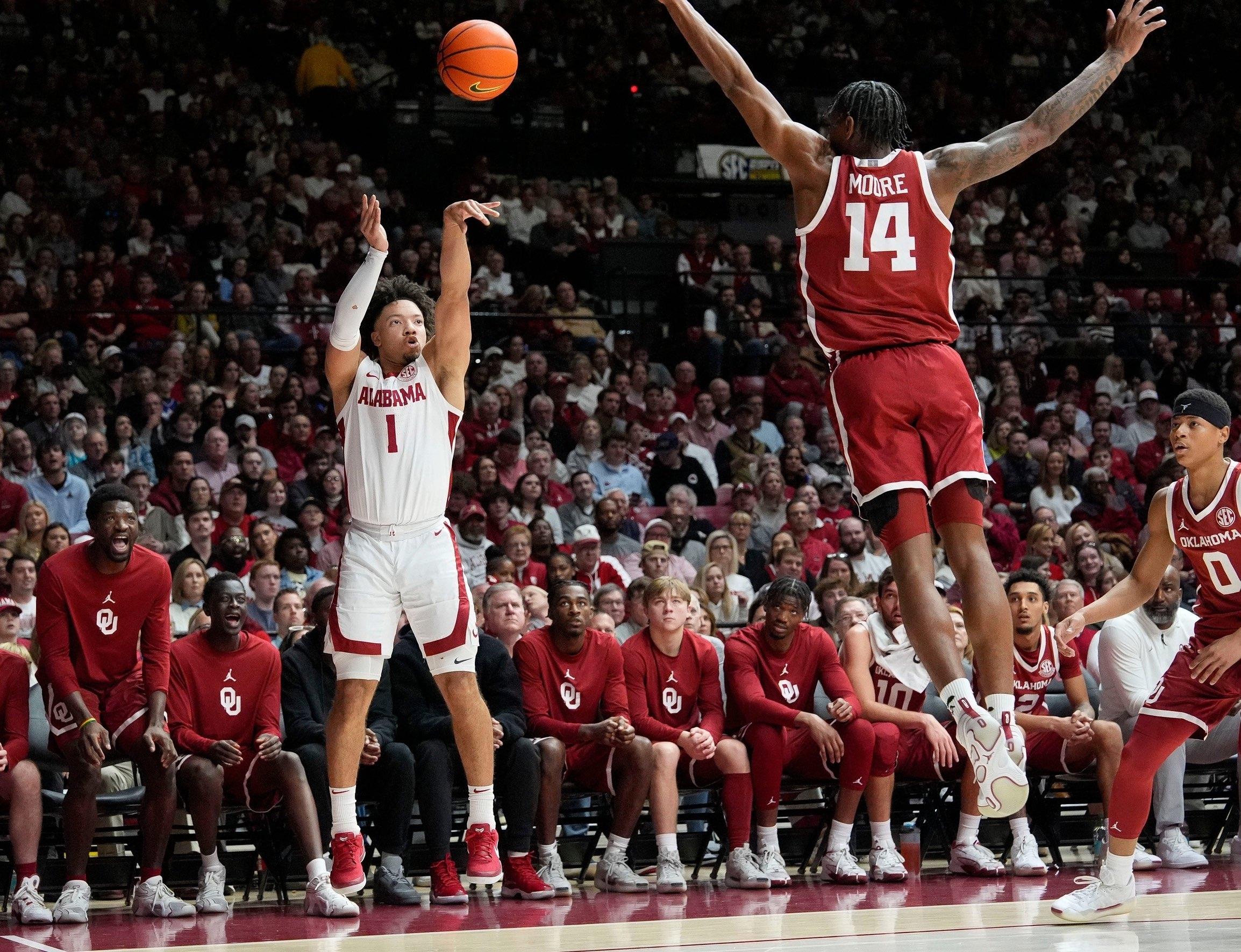 Alabama beats Oklahoma in SEC opener