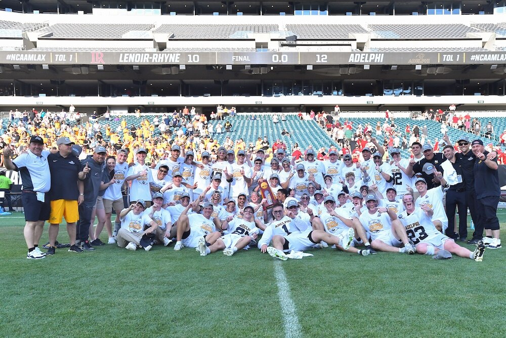 Adelphi wins the 2024 DII men's lacrosse championship.